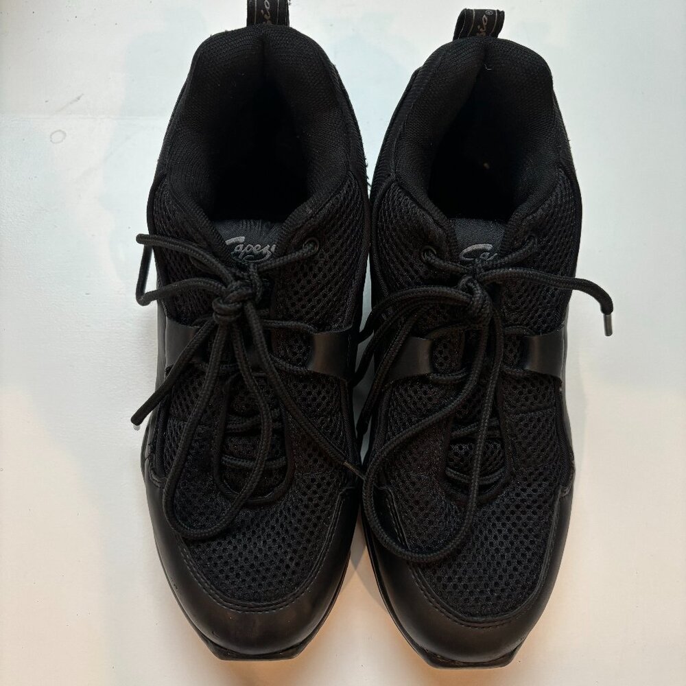 Capezio Fierce Black Dance Jazz Hip Hop Zumba Sneakers Shoes